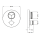 Herzbach LIVING PUSH Thermostat-Farbset 3 Verbraucher rund rund Weiß matt