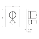 Herzbach LIVING PUSH Thermostat-Farbset 2 Verbraucher...