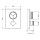 Herzbach LIVING PUSH Thermostat-Farbset 3 Verbraucher eckig rund Weiß matt