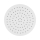 Herzbach LIVING SPA Slim-Regenbrause Ø250mm Weiß matt