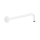 Herzbach LIVING SPA Wandarm 420mm 70 rund gewinkelt Weiß matt