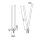 Herzbach LIVING Handtuchhalter 340mm zweiteilig Weiß matt