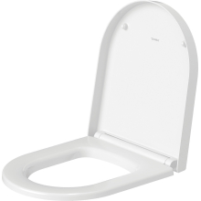Duravit WC-Sitz ME by Starck Compact mit Absenkautom.,Scharniere edelstahl,weiss