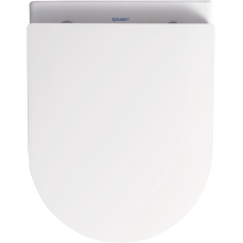 Duravit WC-Sitz ME by Starck Compact mit Absenkautom.,Scharniere edelstahl,weiss
