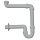 Haas PP-Möbel-Raumsparsiphon DN40 1¼" und 1½" Greta