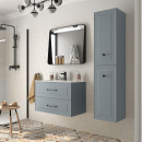 Waschtischunterschrank Renoir 800 Blue Fog mit 2...