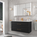 Waschtischunterschrank Renoir 1000 Black Velvet mit 2...