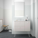 2er Set Füße UNIIQ 330mm Weiß