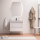 Waschtischunterschrank MONTERREY 800 2 Schubladen White Cotton