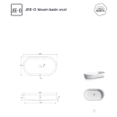 Aufsatzwaschtisch BLOOM oval JEE-O