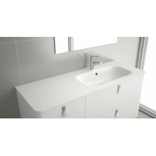UNIIQ Waschtisch links 905 Mineralsolid für Badmöbel SP