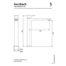 Herzbach CEO WT-Einlochbatterie XL-Size Schaft ohne...