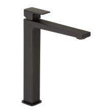 Herzbach CEO BLACK WT-Einlochbatterie XL-Size Schaft ohne Ablauf Schwarz matt