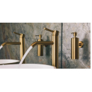Waschtischarmatur hoch slimline Matt-Gold JEE-O