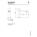 Herzbach CEO iX-finish Waschtisch-Standventil ohne Ablauf...