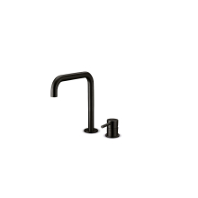 2-Loch Waschtischarmatur niedrig slimline schwarze Pulverbeschichtung JEE-O