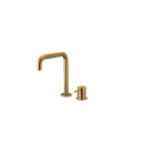 2-Loch Waschtischarmatur niedrig slimline Matt-Gold JEE-O