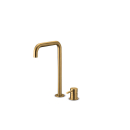 2-Loch Waschtischarmatur hoch slimline Matt-Gold JEE-O