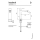 Herzbach CEO BLACK Bidet-Einlochbatterie mit Ablauf Schwarz matt
