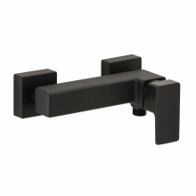 Herzbach CEO BLACK Brausebatterie Aufputz Schwarz matt