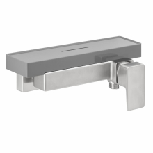 Herzbach CEO iX-finish Brausebatterie Aufputz Edelstahlfinish