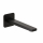 Herzbach CEO BLACK Wandauslauf 212mm soft gerade Schwarz matt
