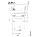 Herzbach CEO iX-finish Wannenbatterie Aufputz...