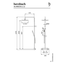 Herzbach LIVING SPA Duschsäule RB 250mm soft...
