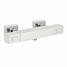 Herzbach LIVING Thermostat-Brausebatterie Aufputz soft CoolBody Chrom