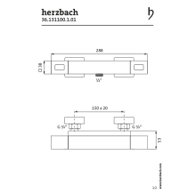 Herzbach LIVING Thermostat-Brausebatterie Aufputz soft CoolBody Chrom