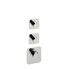 Herzbach LOGIC XL 2 TA-Farbset 3 Blenden soft 3 Griffe rund Chrom