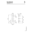 Herzbach LOGIC XL 2 TA-Farbset 3 Blenden soft 3 Griffe...
