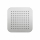 Herzbach LIVING SPA Regenbrause 220x220mm soft Edelstahlfinish