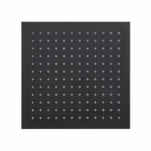 Herzbach LIVING SPA Slim-Regenbrause 250x250mm Schwarz matt