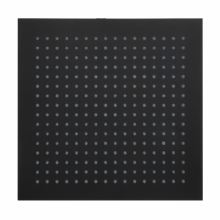 Herzbach LIVING SPA Slim-Regenbrause 300x300mm Schwarz matt