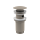 alcadrain Ablaufventil für die Waschbecken CLICK/CLACK 5/4" Ganzmetal mit Überlauf, großer Stopfen, NICKEL-Glanz