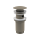alcadrain Ablaufventil für die Waschbecken CLICK/CLACK 5/4" Ganzmetal mit Überlauf, großer Stopfen, NICKEL-gebürstete Matt