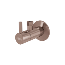alcadrain Eckventil mit einem Filter 1/2"×3/8", RED GOLD-Matt gebürstet