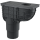 Alcadrain Universal-Regensinkkasten 300×155/125/110 mm Abgang senkrecht, Schwarz