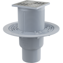 AlcaDrain Bodenablauf 105×105/50/75 mm mit einem...