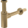 AlcaDrain Design Siphon 1 1/4" rund, Ganzmetall Gold glanz