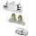 Oventrop Thermostat-Set Multiblock-T Eckform, chrom