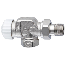 IMI Heimeier V-exakt II Thermostatventil-UT Rotguss vernickelt, Axialform 3/8