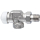 IMI Heimeier V-exakt II Thermostatventil-UT Rotguss vernickelt, Axialform 3/8