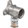 Uponor Wandscheibe S-Press PLUS aus Messing, verzinnt 16mmx1/2 IG