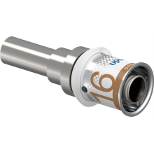 Uponor Übergang auf Kupfer S-Press PLUS aus Messing, verzinnt 25x22mm