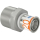 Uponor &Uuml;bergangsnippel S-Press PLUS aus Messing, verzinnt 20mmx1 AG