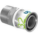Uponor Übergangsnippel S-Press PLUS aus Messing,...