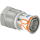 Uponor &Uuml;bergangsmuffe S-Press PLUS aus Messing, verzinnt 20mmx3/4 IG