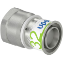 Uponor Übergangsmuffe S-Press PLUS aus Messing,...